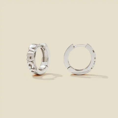 Virgo Huggie Hoop Earrings | Final Sale